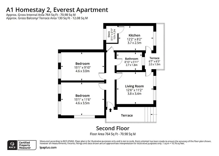 Everest 2bhk Thamel 5 Min Walk 2nd Floor